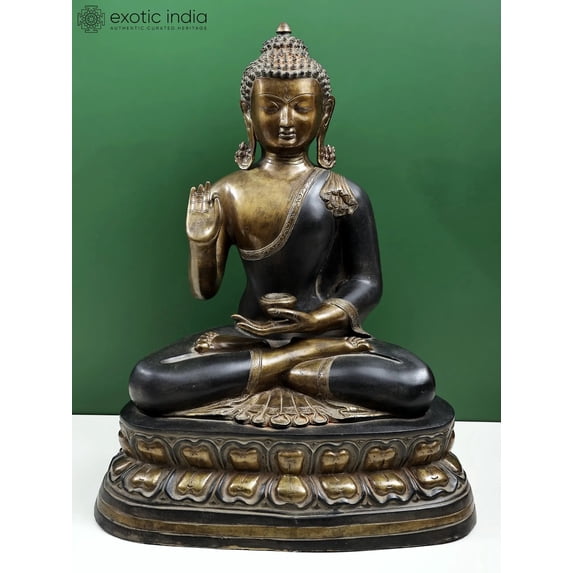 24" Gautam Buddha Preaching His Dharma | Handmade