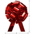 thumbnail image 1 of 24" Giant Red Car Bow for Gifts and Christmas Decorations, Waterproof by Gwen Studios, 1 of 6