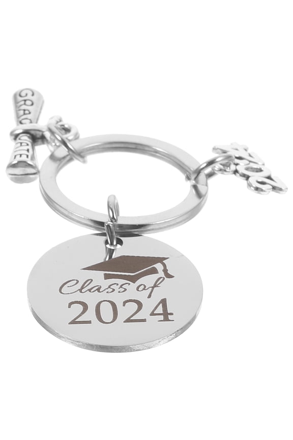 24 Graduation Keychain Key Fob Bag Hanging Ornament Graduation Present Graduation Theme Keychain Grad Keychain Gift