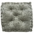 thumbnail image 1 of 24" Grey Silky Soft Velvet Throw Pillow, 1 of 4