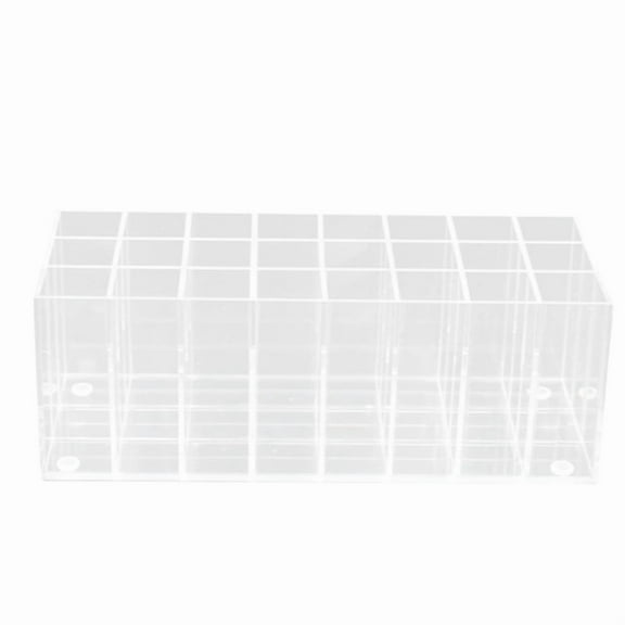 24-Grid Lipstick Storage Box Lip Gloss Container Nail Polish Storage Box Makeup Rack C y6539