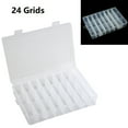 thumbnail image 1 of 24 Grids Compartment Plastic Storage Box Screw Holder Case Organizer Container Smile Home, 1 of 7
