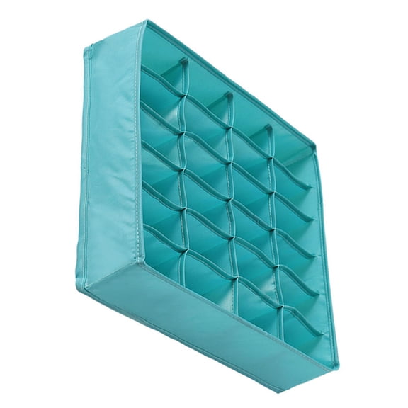 24 Grids Foldable Underwear Cabinets Drawer Underwear Bra Socks Closet Clothes Storage Box for Home Bedroom