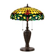 Meyda Tiffany 31156 Stained Glass / Tiffany Table Lamp From The Duffner & Kimberly