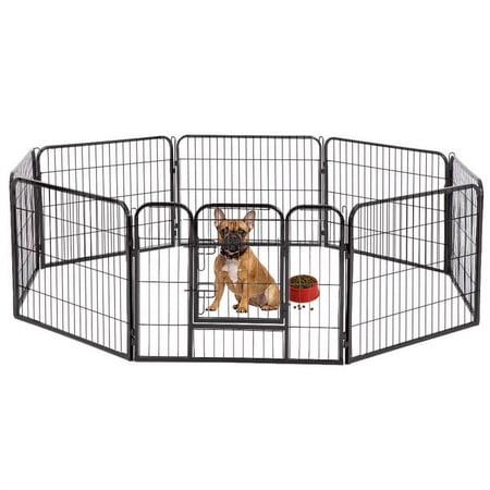 24"H Hammigrid 8-Panel Heavy Duty Pet Playpen Dog Exercise