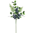 thumbnail image 1 of 24"H Mixed Greenery Blueberry Spray Blue/Green/White/Yellow EC8262, 1 of 1