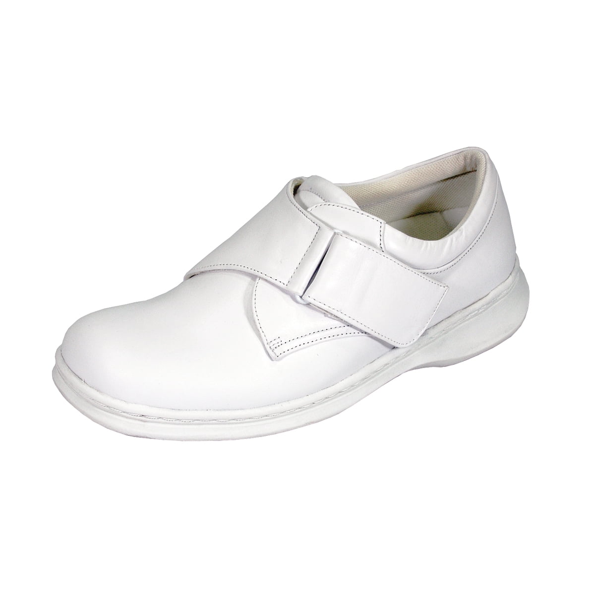 24 HOUR COMFORT Adelia Wide Width Professional Sleek Shoes WHITE 12