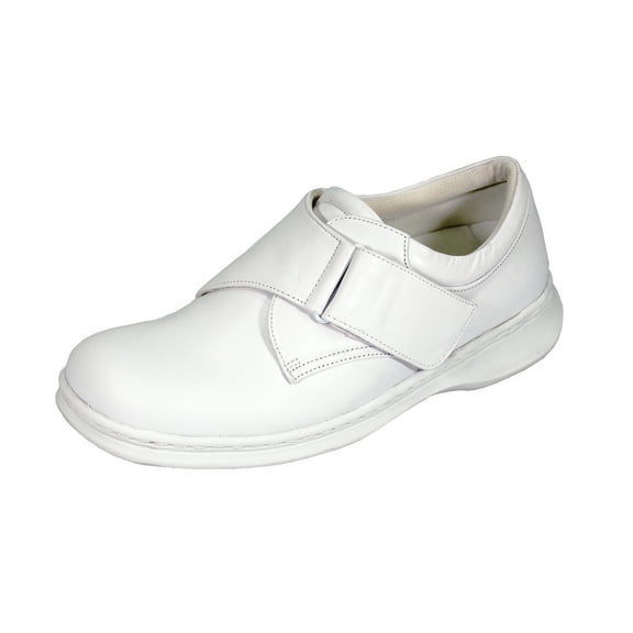 24 HOUR COMFORT Adelia Wide Width Professional Sleek Shoes WHITE 6.5