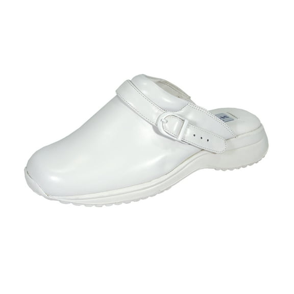 24 HOUR COMFORT Agnes Wide Width Comfort Shoes For Work and Casual Attire WHITE 10