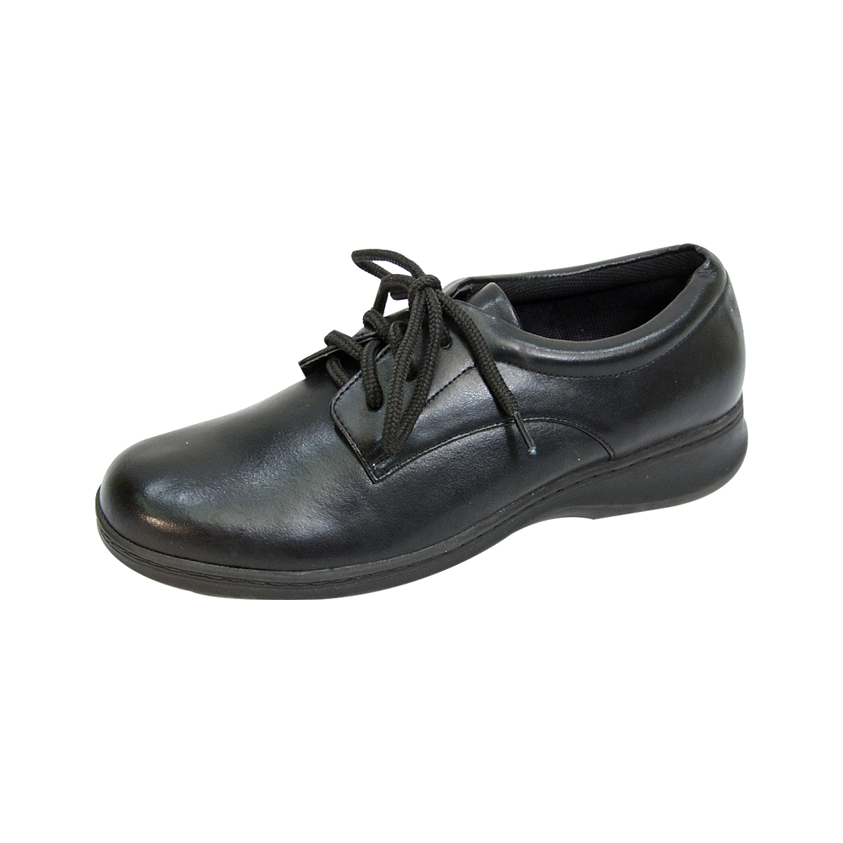 24 HOUR COMFORT Alice Wide Width Professional Sleek Shoe BLACK 12 - image 1 of 7