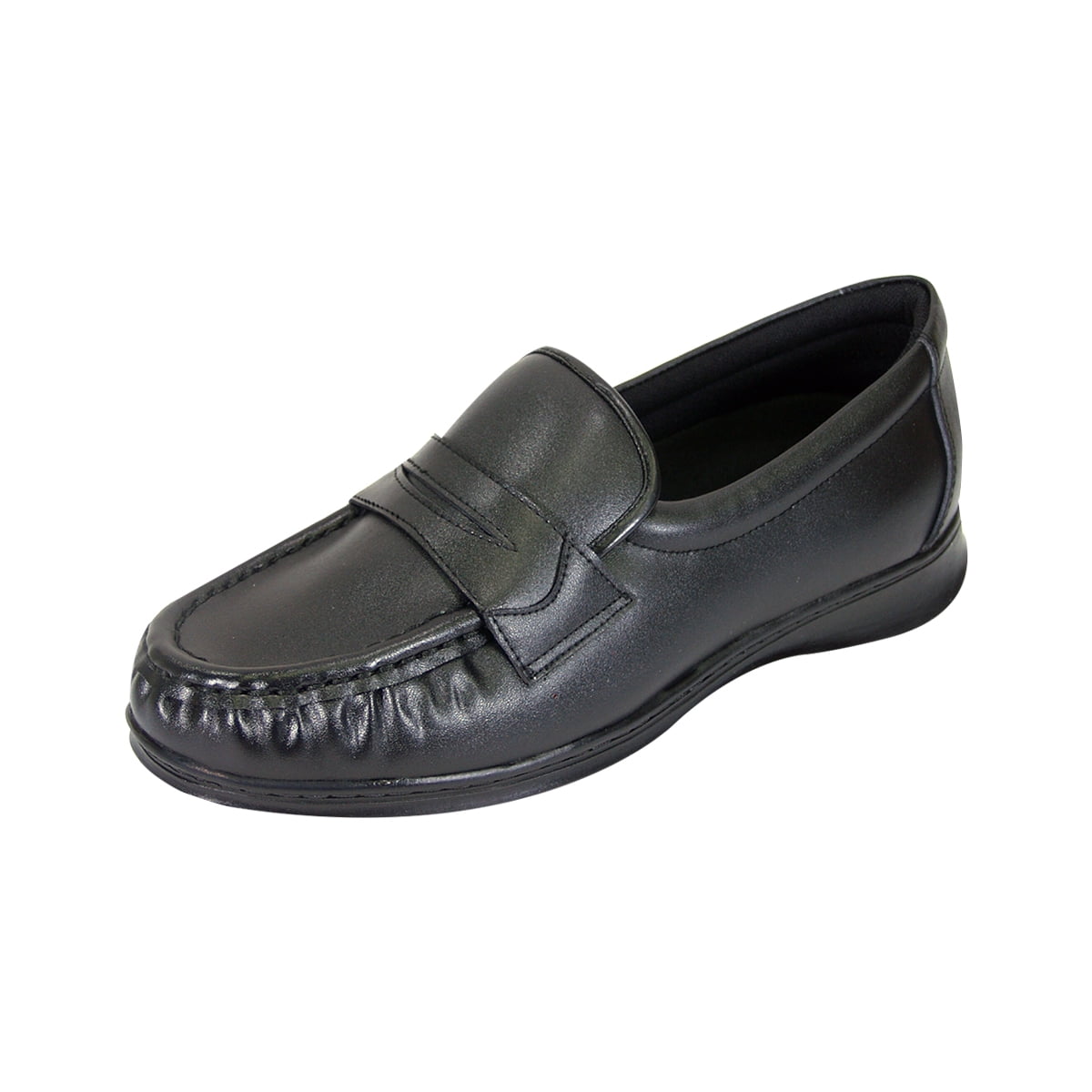 24 HOUR COMFORT Annie Wide Width Professional Sleek Shoe BLACK 7