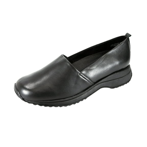 24 HOUR COMFORT April Wide Width Comfort Shoes For Work and Casual Attire BLACK 8