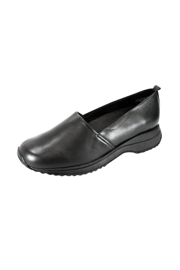 April Women's Wide Width Leather Loafers
