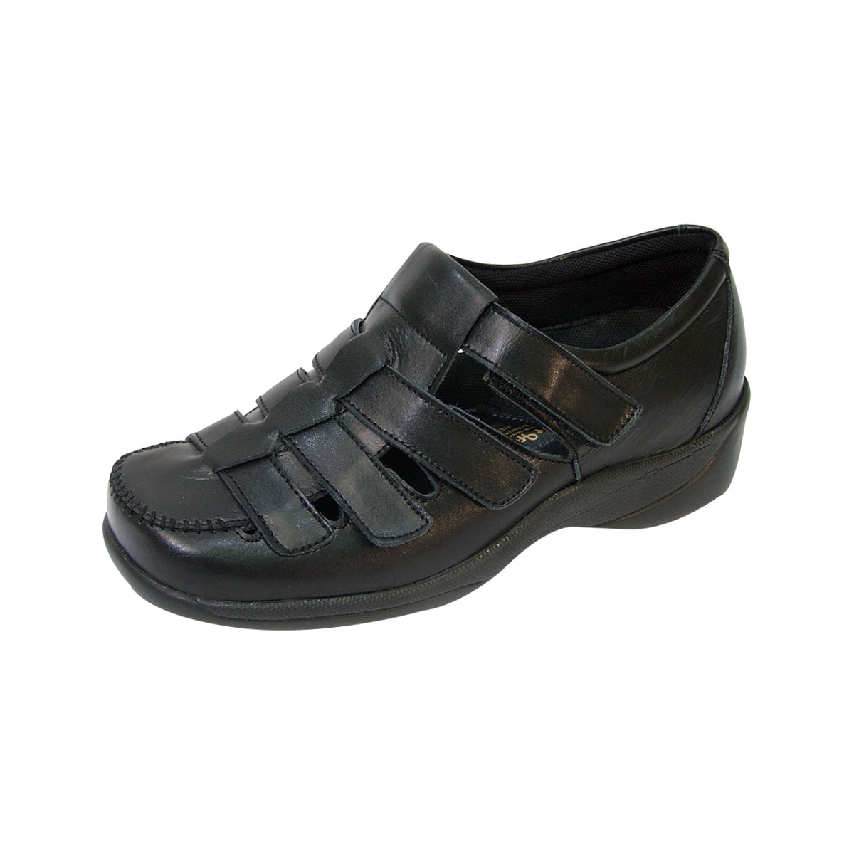 24 HOUR COMFORT Audrey Wide Width Comfort Shoes For Work and Casual Attire BLACK 5