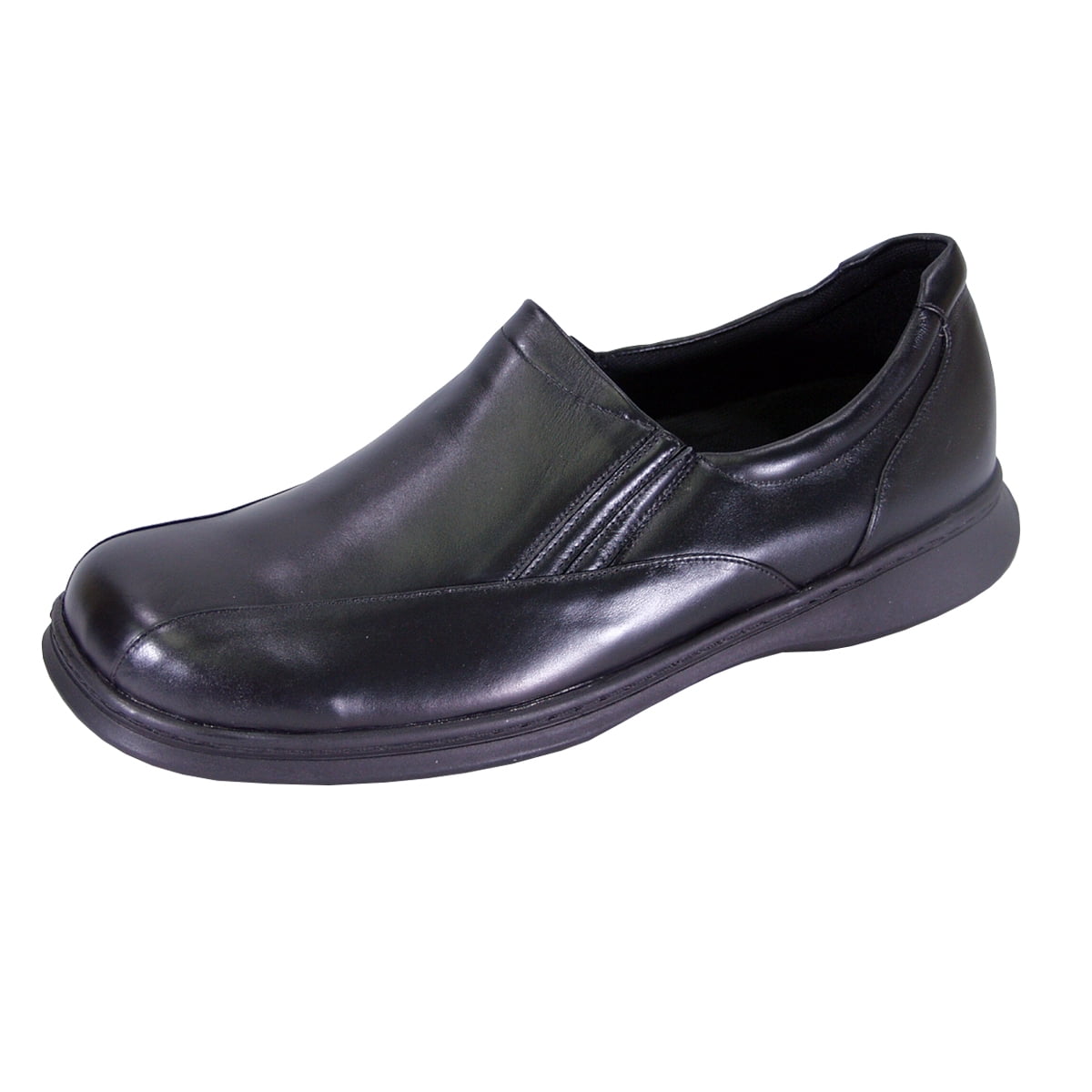 24 HOUR COMFORT Blaire Wide Width Professional Sleek Shoe BLACK 6.5