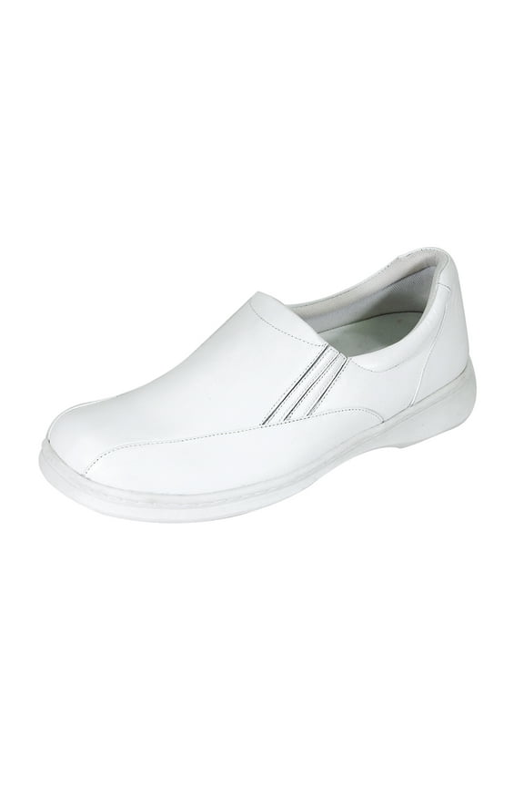 Blaire Wide Width Professional Sleek Shoe WHITE 7