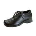 thumbnail image 1 of 24 HOUR COMFORT Caprice Wide Width Leather Lace-Up Shoes BLACK 7, 1 of 6