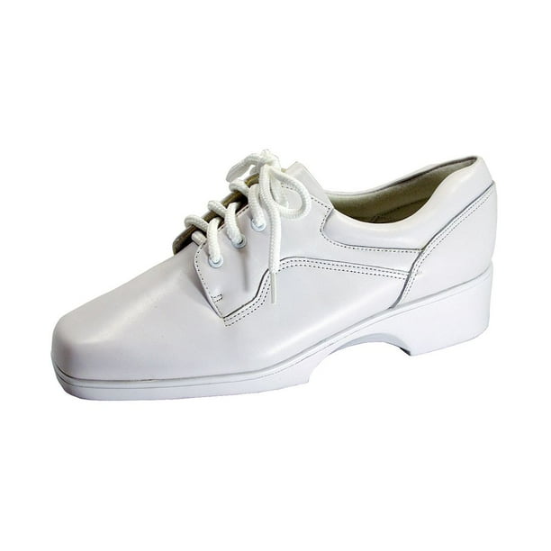 24 HOUR COMFORT Cherie Women's Wide Width Leather Lace-Up Oxford