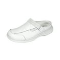 thumbnail image 1 of 24 HOUR COMFORT Clara Wide Width Professional Sleek Clog WHITE 12, 1 of 6