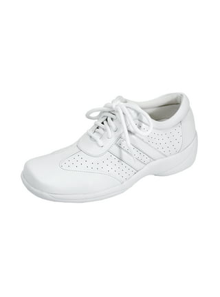 24 Hour Comfort Louis Wide Width Comfort Shoes for Work and Casual Attire White 9, Men's