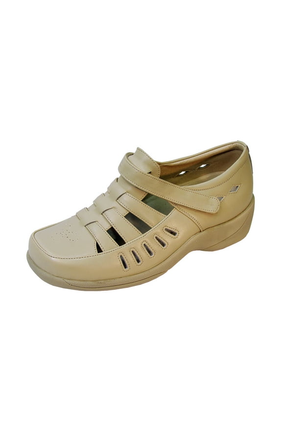 Fiona Wide Width Comfort Shoes For Work and Casual Attire BEIGE 6