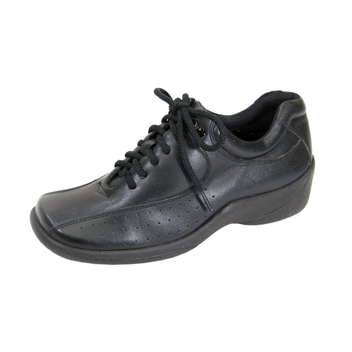 24 HOUR COMFORT Gina Wide Width Professional Sleek Shoe BLACK 6.5