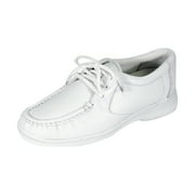 24 HOUR COMFORT Harper Wide Width Professional Sleek Shoe WHITE 10.5