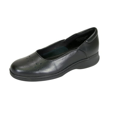 Comfortview Women's Wide Width The Leisa Flat Shoes - Walmart.com