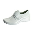 thumbnail image 1 of 24 HOUR COMFORT Jania Wide Width Adjustable Leather Shoes WHITE 12, 1 of 6