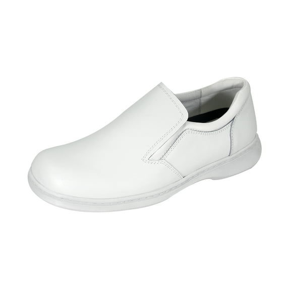 24 HOUR COMFORT Jason Wide Width Comfort Shoes For Work and Casual Attire WHITE 12