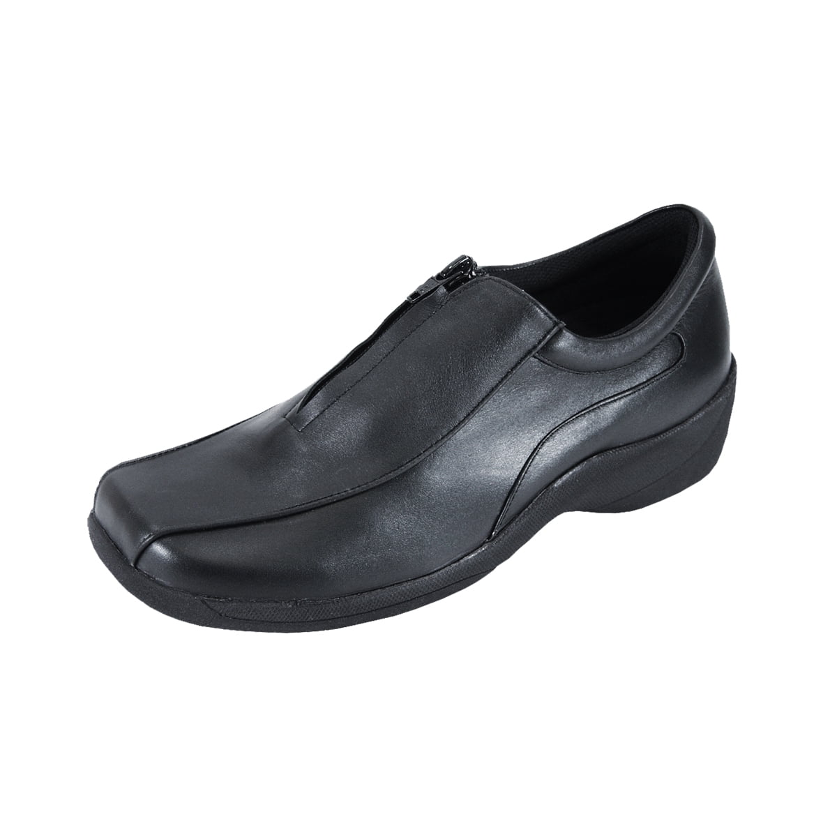 24 HOUR COMFORT Kathy Wide Width Professional Sleek Shoe BLACK 8