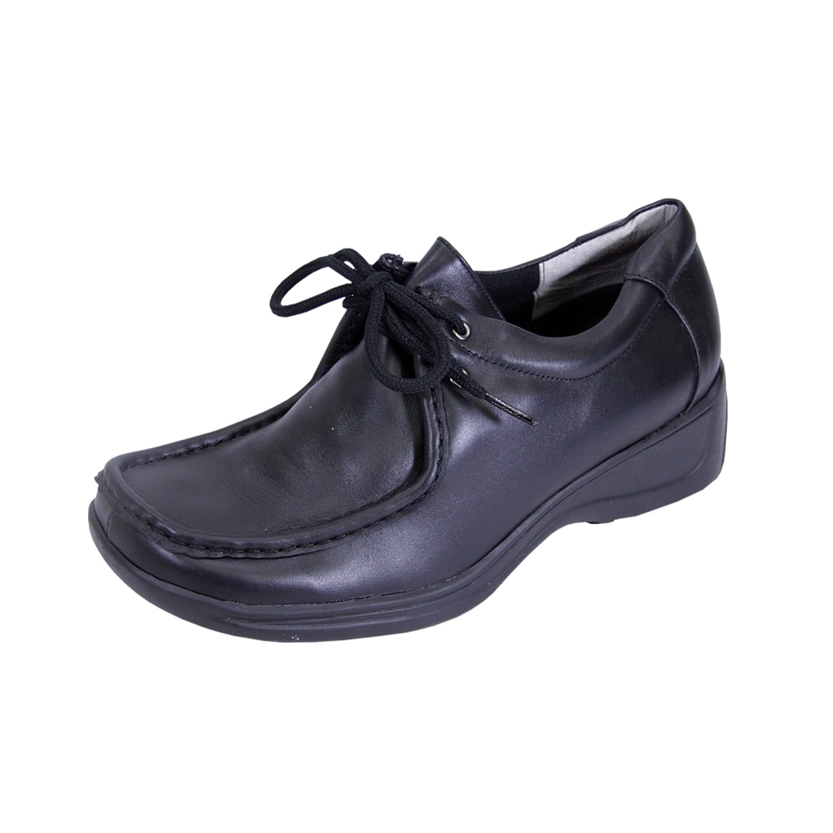 24 HOUR COMFORT Kris Wide Width Comfort Shoes For Work and Casual Attire BLACK 6.5