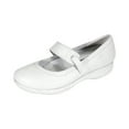 thumbnail image 1 of 24 HOUR COMFORT Kristi Wide Width Professional Sleek Shoe WHITE 6, 1 of 7