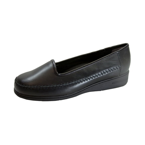 24 HOUR COMFORT Kya Women's Wide Width Comfort Leather Loafers