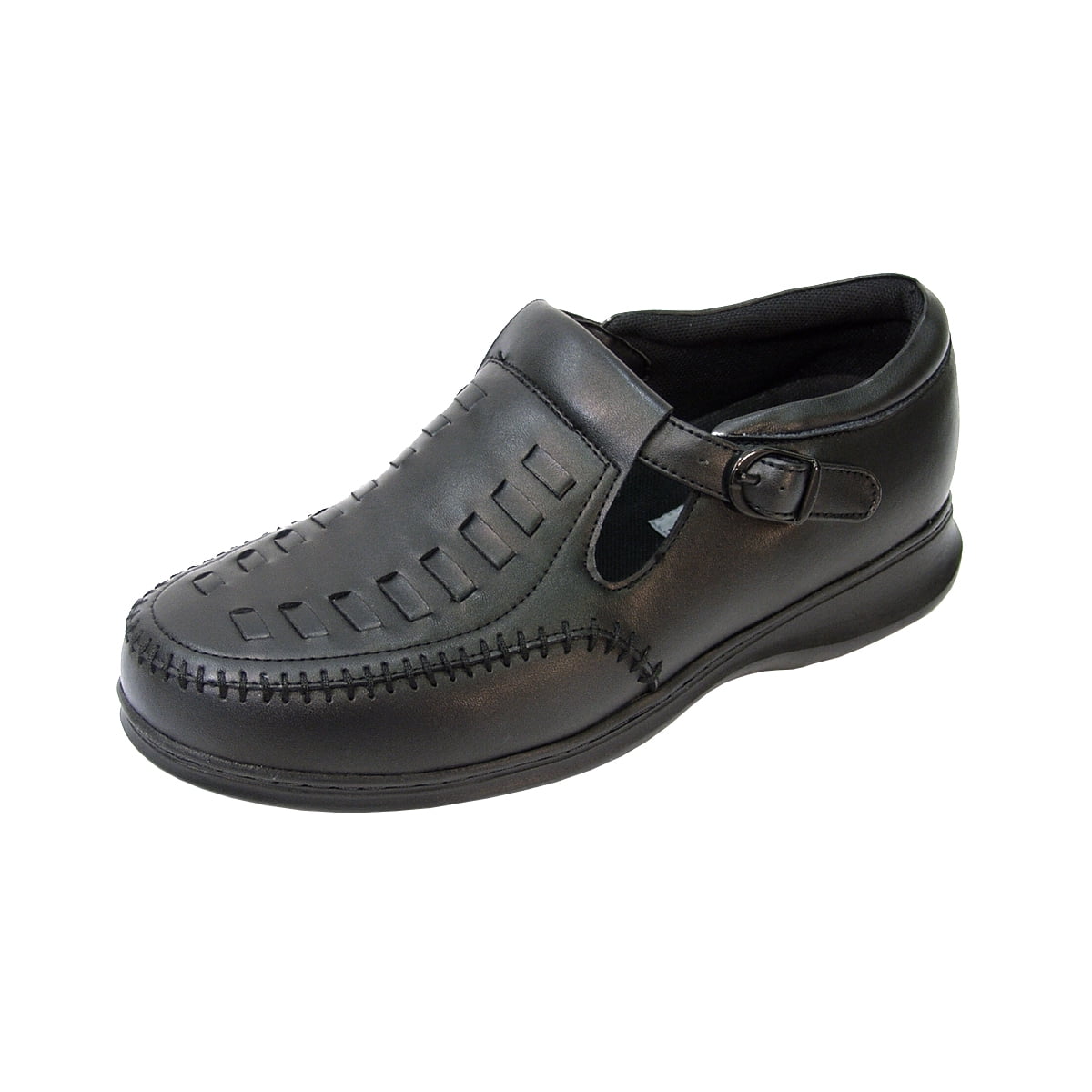 24 HOUR COMFORT Laura Wide Width Professional Sleek Shoe BLACK 6
