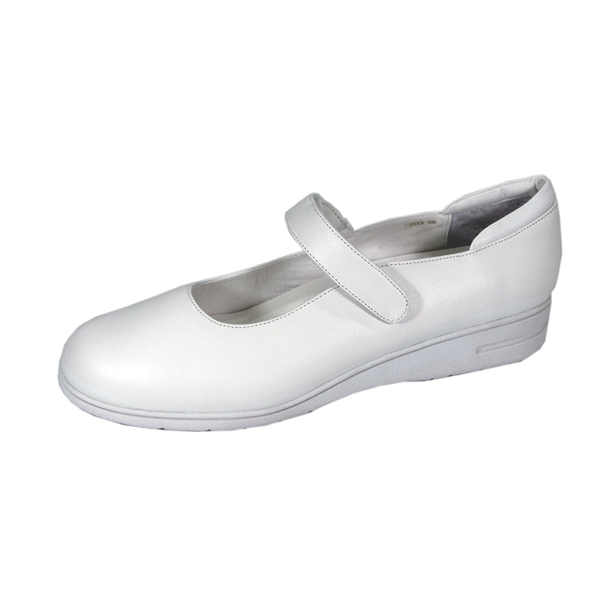 24 HOUR COMFORT Lilian Wide Width Comfort Shoes For Work and Casual Attire WHITE 11