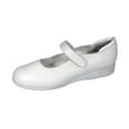 thumbnail image 1 of 24 HOUR COMFORT Lilian Wide Width Comfort Shoes For Work and Casual Attire WHITE 9, 1 of 6