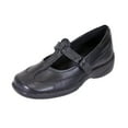 thumbnail image 1 of 24 HOUR COMFORT Liz Wide Width Professional Sleek Shoe BLACK 6, 1 of 7
