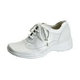 thumbnail image 1 of 24 HOUR COMFORT Maja Women's Wide Width Leather Oxfords WHITE 5.5, 1 of 6