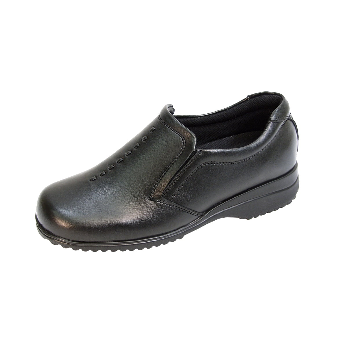 24 HOUR COMFORT Molly Wide Width Comfort Shoes For Work and Casual Attire BLACK 6.5