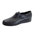 thumbnail image 1 of 24 HOUR COMFORT Morgan Wide Width Shoes For Work and Casual Attire BLACK 12, 1 of 6