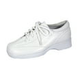 thumbnail image 1 of 24 HOUR COMFORT Norma Wide Width Comfort Shoes For Work and Casual Attire WHITE 6, 1 of 6