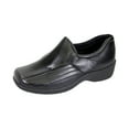 thumbnail image 1 of 24 HOUR COMFORT Odele Wide Width Professional Sleek Shoe BLACK 9, 1 of 6