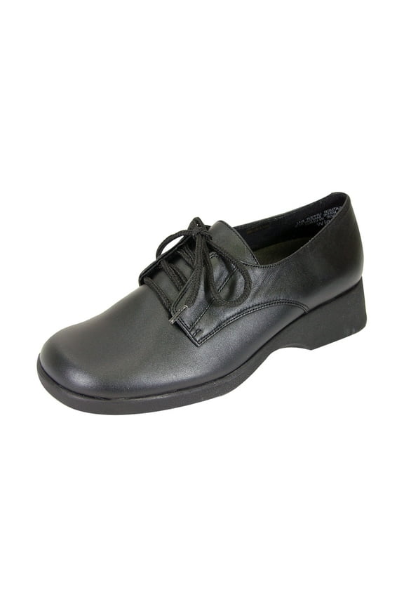 24 HOUR COMFORT Piper Women's Wide Width Leather Lace-Up Shoes