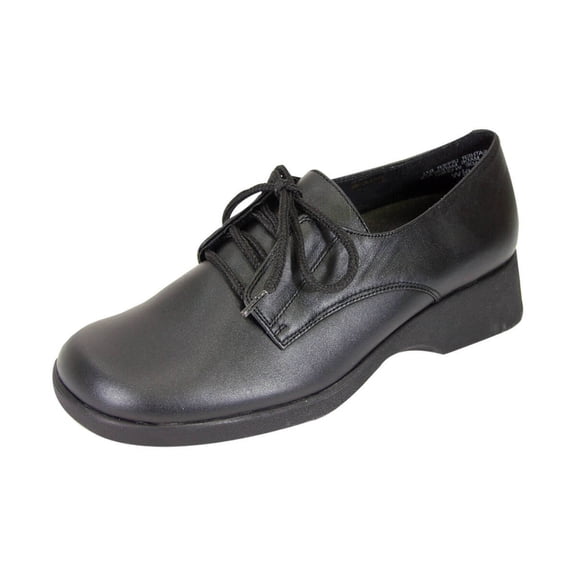 24 HOUR COMFORT Piper Women's Wide Width Leather Lace-Up Shoes