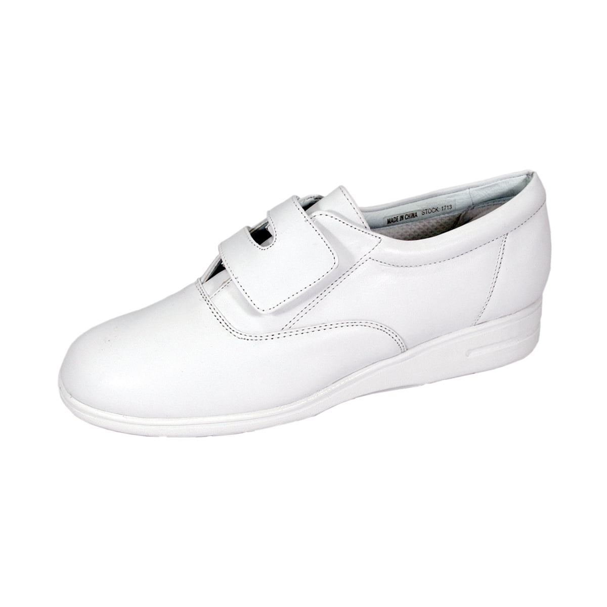 24 HOUR COMFORT Rhoda Wide Width Comfort Shoes For Work and Casual Attire WHITE 8.5