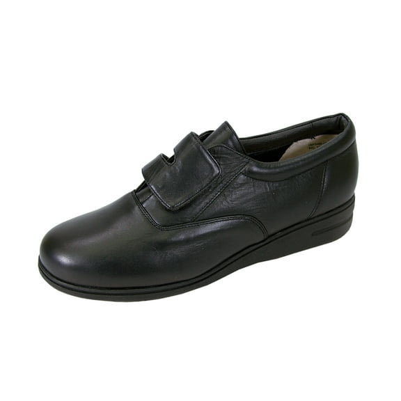 24 HOUR COMFORT Roberta Wide Width Comfort Shoes For Work and Casual Attire BLACK 9.5
