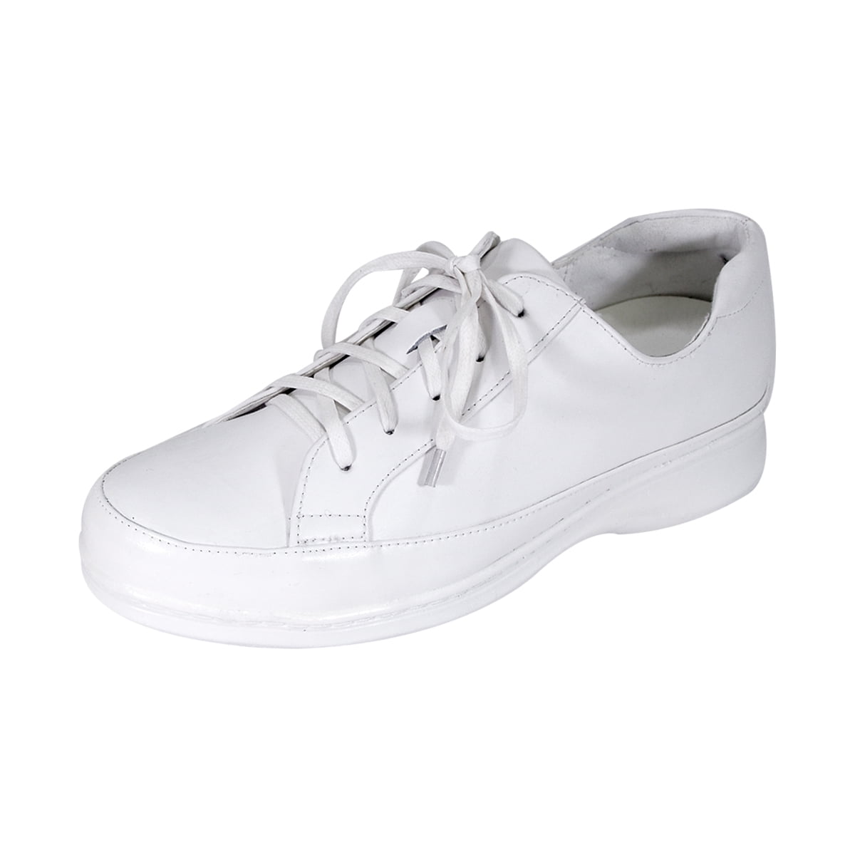 24 HOUR COMFORT Sasha Wide Width Professional Sleek Shoe WHITE 10.5