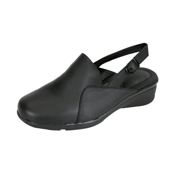 24 HOUR COMFORT Tania Wide Width Comfort Shoes For Work and Casual Attire BLACK 5