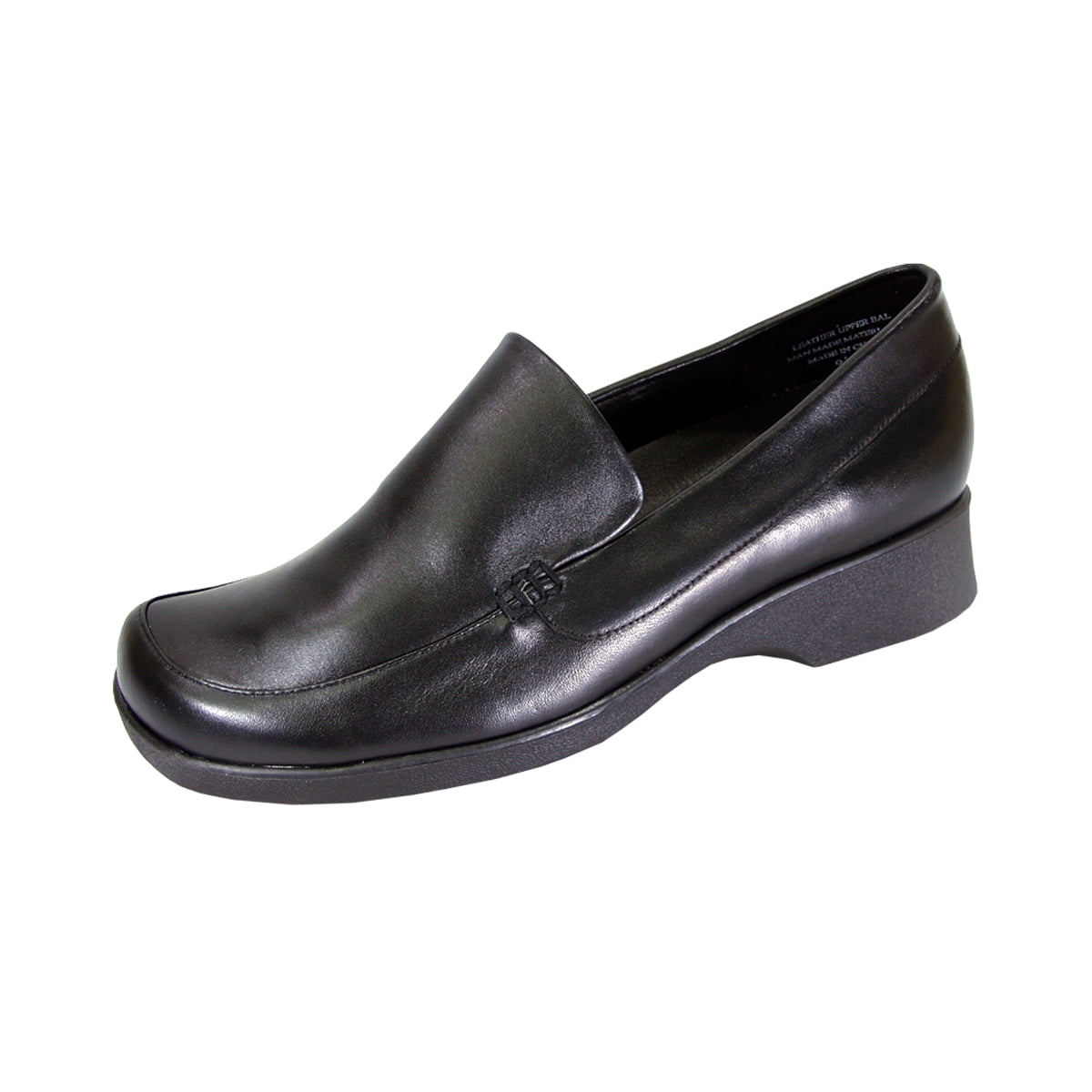 24 HOUR COMFORT Thelma Wide Width Comfort Shoes For Work and Casual Attire BLACK 9